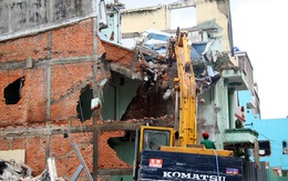Tháo dỡ 26 nhà dân cuối cùng ở chung cư Cô Giang