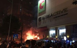 Cháy lớn tại cửa hàng trên đường Nguyễn Trãi
