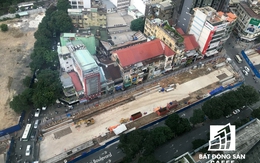 "Đột nhập" đại công trường thi công các nhà ga tuyến metro số 1 Bến Thành - Suối Tiên