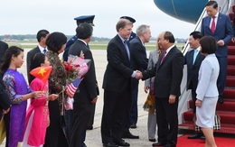 Hình ảnh lễ đón Thủ tướng tại Sân bay St. Andrews, Washington, Hoa Kỳ