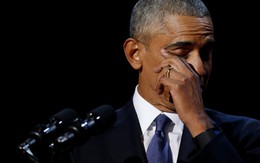Chia tay Nhà Trắng, Tổng thống Obama khóc khi nói về sự hi sinh của vợ