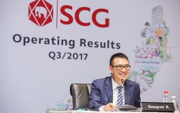 9 tháng đầu năm 2017, tập đoàn SCG đạt hơn 28.300 tỷ đồng lợi nhuận