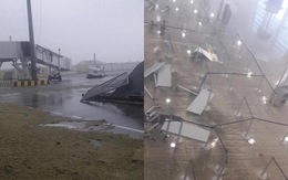 Sân bay quốc tế nổi tiếng thế giới tan hoang không nhận ra sau siêu bão Irma