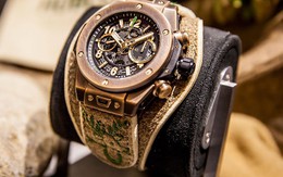 Chiếc đồng hồ Hublot đặc biệt từ da hươu tinh tế và cổ điển, trên thế giới chỉ có 100 chiếc được làm thủ công hoàn toàn