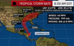 Mỹ ban bố tình trạng khẩn cấp trước khi bão Nate đổ bộ