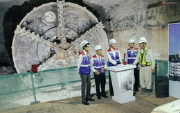 Robot “siêu khủng” gần 4 triệu USD đã xuyên thủng 781m dưới lòng đất cho nhà ga Metro Sài Gòn