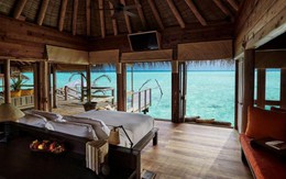 Trải nghiệm không gian độc đáo và sang trọng  bên trong căn biệt thự nổi trên mặt nước ở 'thiên đường' Maldives
