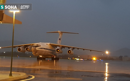 "Ngựa thồ" IL-76 của đoàn tiền trạm Tổng thống Nga đã đáp xuống Đà Nẵng
