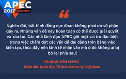 Nghèo đói, bất bình đẳng cực đoan không phải do số phận, đây là 8 ý tưởng của Oxfam vì một nền kinh tế APEC lý tưởng hơn