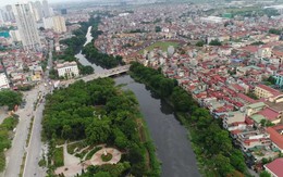 Những con sông chết ở Hà Nội trước ngày hồi sinh nhìn từ trên cao