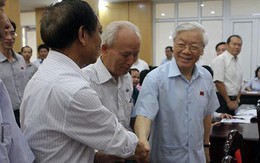 Sáng nay, Tổng Bí thư Nguyễn Phú Trọng tiếp xúc cử tri Hà Nội