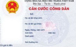 Bộ Công an công bố 21 thủ tục cấp, đổi thẻ Căn cước công dân