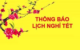 TPHCM thông báo nghỉ Tết Dương lịch 2018