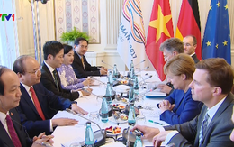 Thủ tướng Nguyễn Xuân Phúc và Thủ tướng Angela Merkel hội đàm