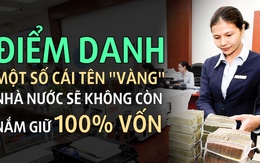 Những cái "tên vàng" Nhà nước sẽ không còn nắm giữ 100% vốn