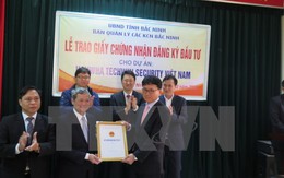 Bắc Ninh đứng đầu cả nước về thu hút vốn đầu tư nước ngoài
