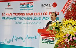 Cổ phiếu Kienlongbank chính thức lên sàn