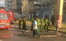 Cháy lớn tại nhà máy nhiệt điện Phả Lại