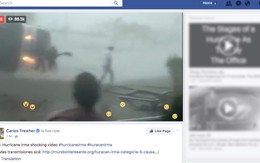 Video giả mạo về siêu bão Irma hút hàng chục triệu lượt xem trên Facebook