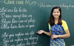 Gặp 18 cô giáo Quảng Trị viết chữ đẹp như vẽ tranh vừa gây sốt MXH: Học sinh trong trường chữ cũng siêu đẹp