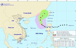 Bão số 7 suy yếu dần thành áp thấp nhiệt đới