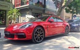 Chiếc Porsche Panamera hàng độc với gói tùy chọn trị giá cả tỷ đồng lăn bánh trên phố Hà Nội