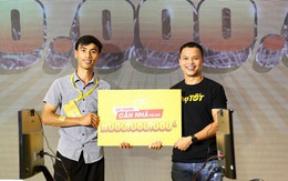 Không chớp mắt 13 phút, thanh niên 23 tuổi nhận thưởng căn nhà 1 tỷ đồng