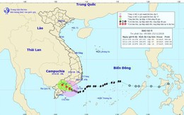 Bão số 9 cách Vũng Tàu 60km, gió giật cấp 13