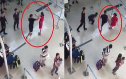Xuất hiện clip ghi lại toàn bộ hình ảnh vụ hành hung nữ nhân viên hàng không sân bay Thọ Xuân