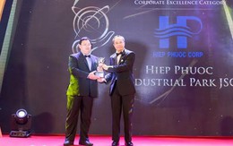 Công ty Cổ phần Khu công nghiệp Hiệp Phước được vinh danh Doanh nghiệp xuất sắc Châu Á 2018