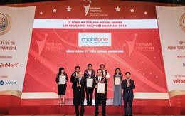 MobiFone nằm trong top 20 doanh nghiệp có lợi nhuận lớn nhất năm 2018