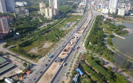 Video: Đường vành đai 1.500 tỷ đồng/km ở Hà Nội sau 1 năm thi công nhìn từ flycam