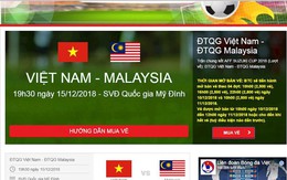 VFF: Trên 39 triệu lượt truy cập website bán vé chung kết lượt về giữa Việt Nam vs Malaysia