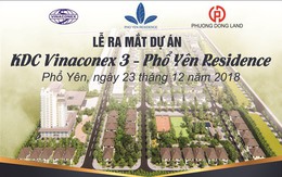 Vinaconex ra mắt dự án khu dân cư cao cấp thời thượng tại Thái Nguyên