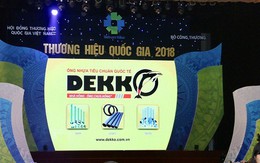 Ống nhựa DEKKO vinh dự đón nhận giải thưởng Thương hiệu quốc gia 2018