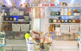 Tủ lạnh sau Tết “ngồn ngộn” đồ ăn, đây là cách người vợ trẻ ở Nhật sắp xếp giúp không gian lưu trữ tăng gấp đôi