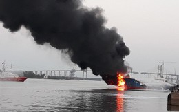 Thủ tướng yêu cầu khẩn trương xử lý sự cố cháy tàu chở xăng dầu tại Hải Phòng