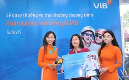 Gần 600 khách hàng đã trúng vàng khi gửi tiết kiệm tại VIB