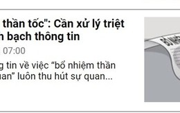 Bí thư Tỉnh ủy Quảng Bình chỉ đạo báo cáo vụ "bổ nhiệm thần tốc"