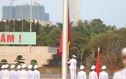 Lễ thượng cờ rủ tại quảng trường Ba Đình tưởng nhớ cố Thủ tướng Phan Văn Khải