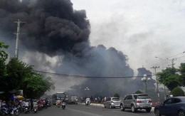 Vũng Tàu: Đang cháy ở khu vực đường Võ Nguyên Giáp