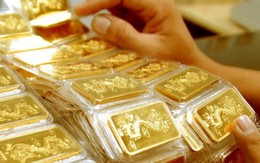 Vàng trong nước chỉ còn cao hơn thế giới 40 nghìn đồng/lượng