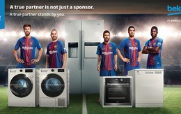 Dấu ấn thương hiệu trên áo đấu CLB Barcelona