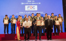 F.D.C tham dự Lễ Vinh danh Top 10 Nhà thầu Xây dựng Uy tín năm 2018
