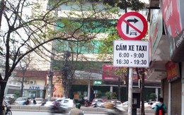 Đề nghị gỡ bỏ các biển cấm taxi tại Hà Nội