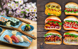 Sự khác biệt "một trời một vực" giữa bữa ăn được coi là lành mạnh nhất thế giới của người Nhật và những phần ăn lớn, nhanh gọn của người Mỹ