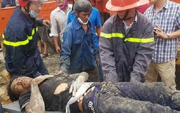 Sập công trình xây dựng, 7 công nhân bị vùi lấp trong đống bê tông