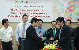 Ngân hàng Phương Đông và Trường Đại học Kiến trúc Tp.HCM ký thỏa thuận hợp tác toàn diện