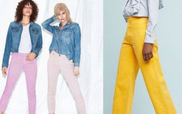 Zara cùng loạt thương hiệu khác lăng xê nhiệt tình mẫu quần jeans sắc màu trong hè này