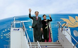 Hình ảnh Chủ tịch nước và Phu nhân thăm cấp Nhà nước tới Nhật Bản